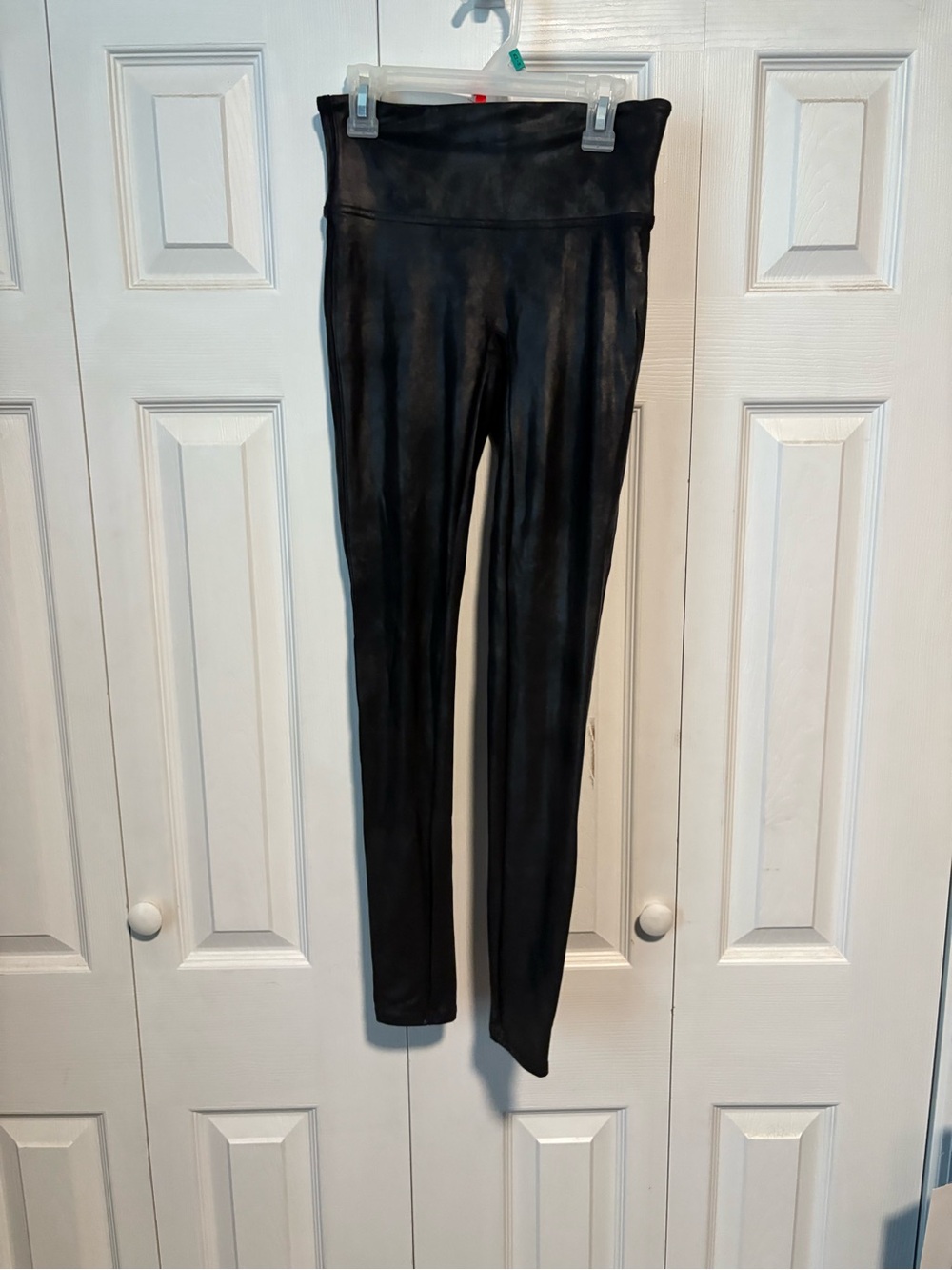 Spanx SPANXshape Faux Leather Leggings Size Small
